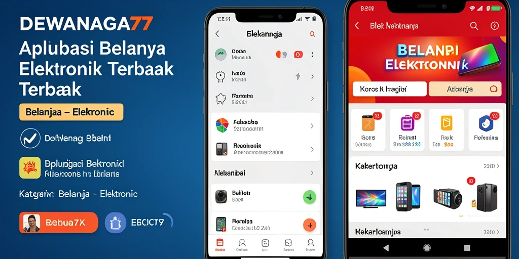Screenshot aplikasi DEWANAGA77 menampilkan antarmuka belanja yang menarik.