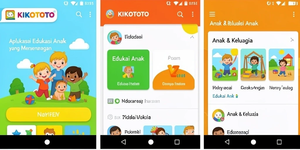 Tampilan antarmuka KIKOTOTO yang menarik dan interaktif.
