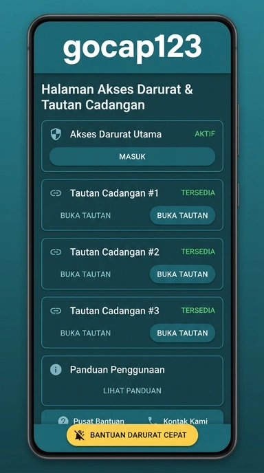 Tampilan link alternatif gocap123